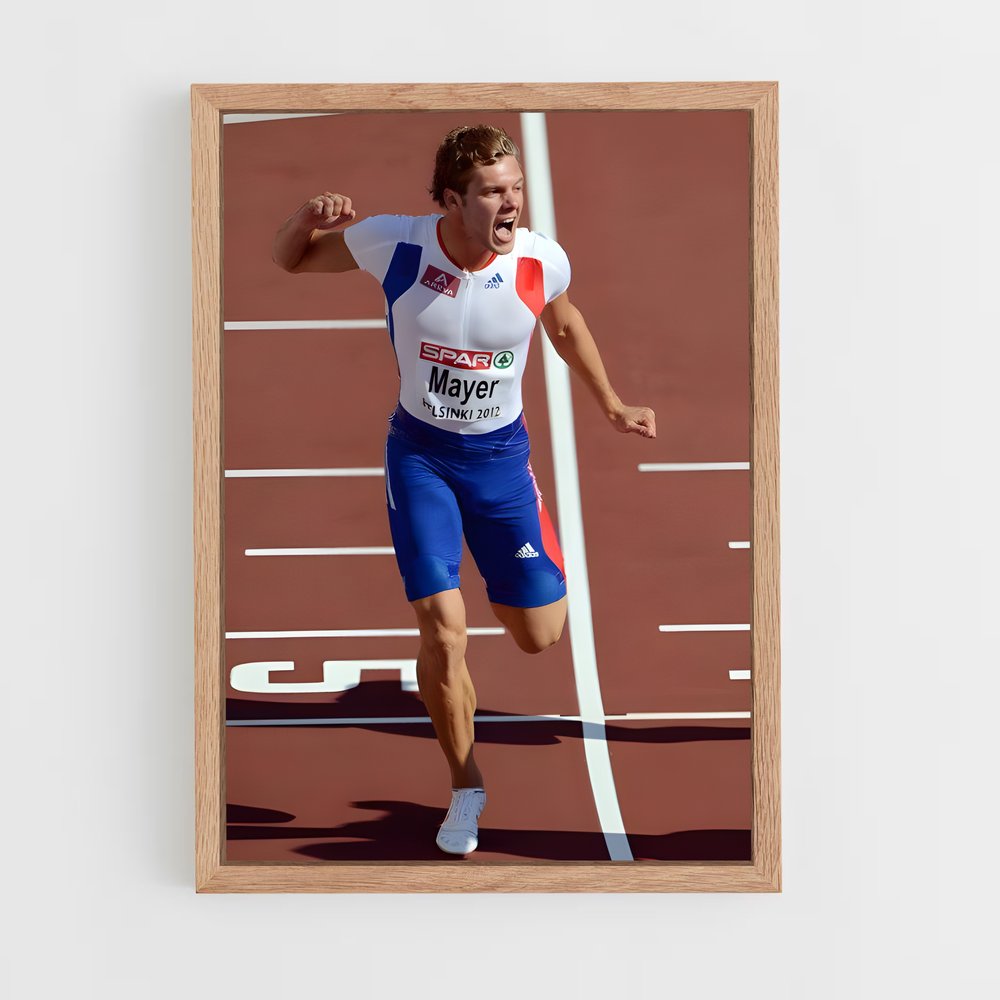 Poster L'Élan de la Victoire – affiche Athlétisme (vue 4)